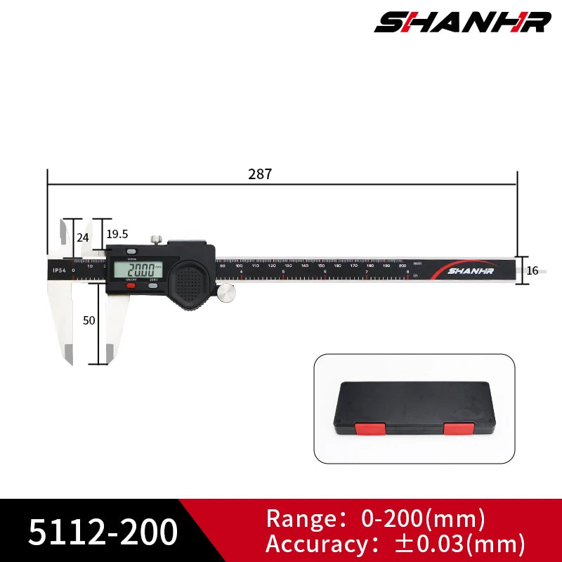 New Hardened Stainless Steel 0-150Mm Digital Caliper Vernier Caliper Micrometer Electronic Vernier Caliper Measuring Tool
