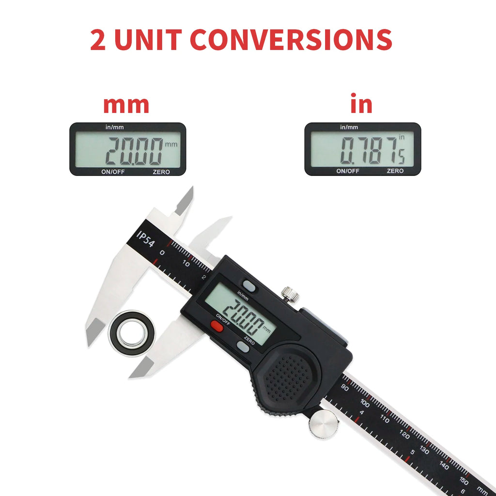New Hardened Stainless Steel 0-150Mm Digital Caliper Vernier Caliper Micrometer Electronic Vernier Caliper Measuring Tool