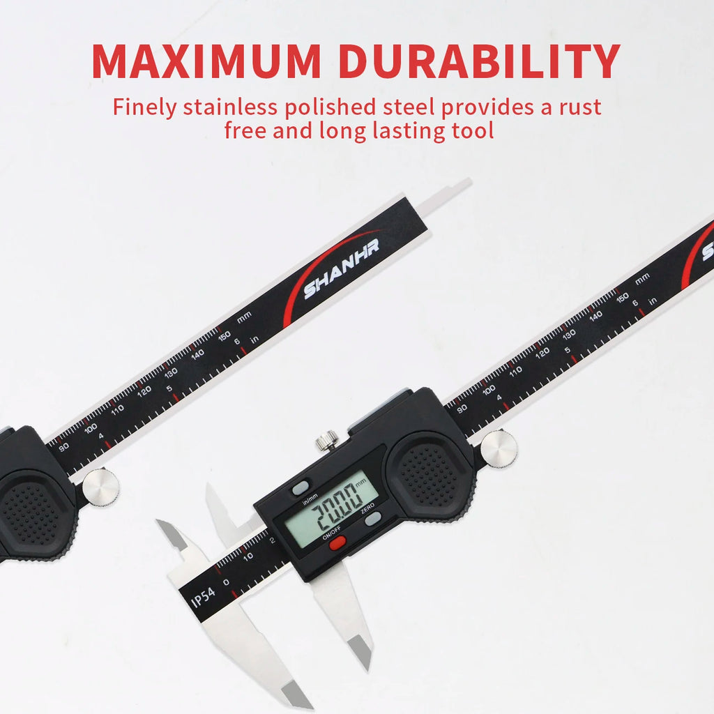 New Hardened Stainless Steel 0-150Mm Digital Caliper Vernier Caliper Micrometer Electronic Vernier Caliper Measuring Tool
